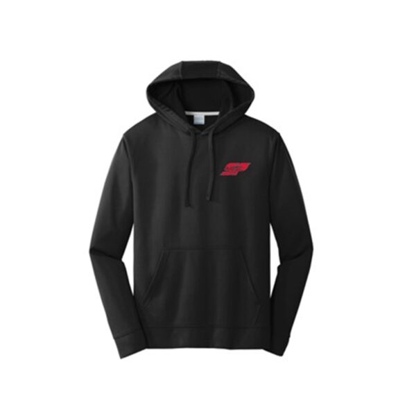 Hoodie - Performance Polyester - Black